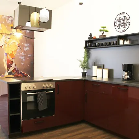 Apartament Secret Hideaways Asia Mit Sauna Nahe Uni L Messe L Flughafen Duisburg